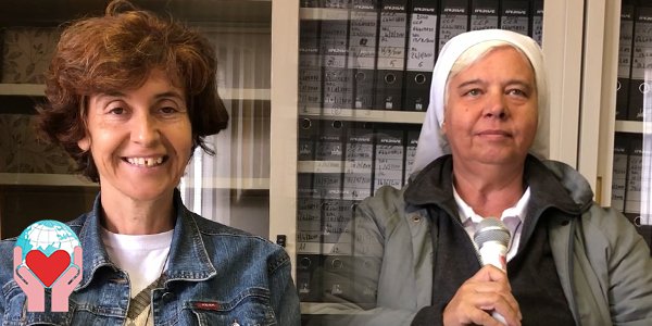 Maristella Bigogno e suor Patrizia