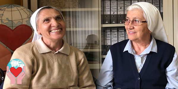 Suor Evelina Mattei e suor Lucia Sabbadin