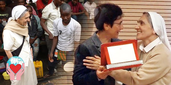 Evelina Mattei  premio cuore amico Congo