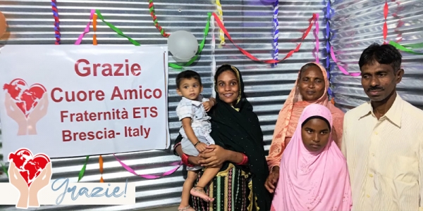 Una famiglia nella casetta