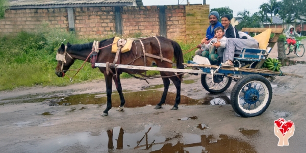 Famiglia povera Brasile