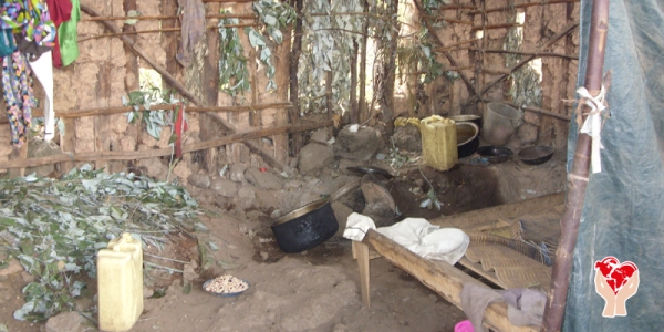Interno della casetta