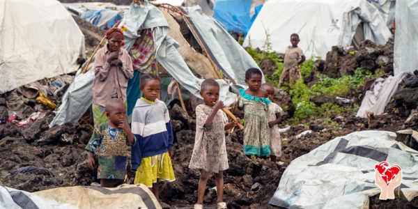 Bambini poveri del Congo