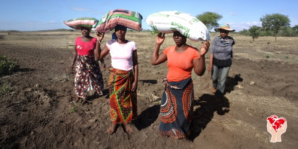 Donne impegnate in agricoltura