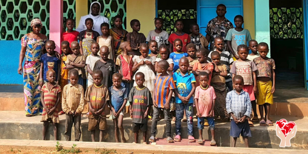 bambini a scuola in Congo