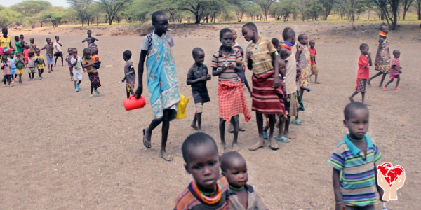 Bambini poveri in Kenya