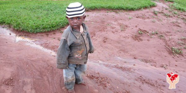 Bambino povero in Sudan