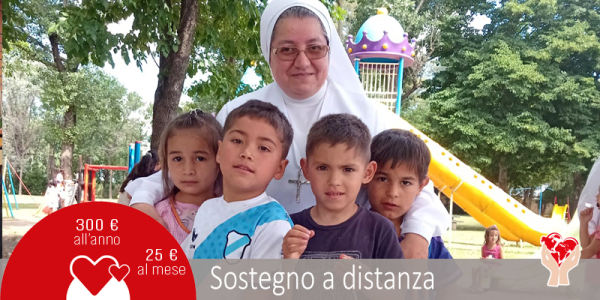 Suora con bambini