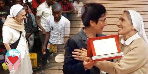 Evelina Mattei  premio cuore amico Congo